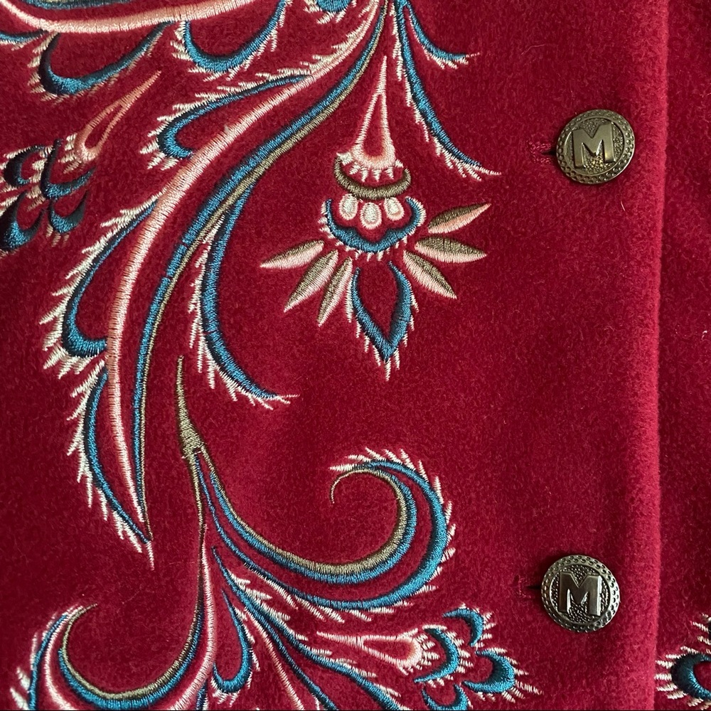 Bob Mackie Wearable Art Vintage Abstract Coat - image 6